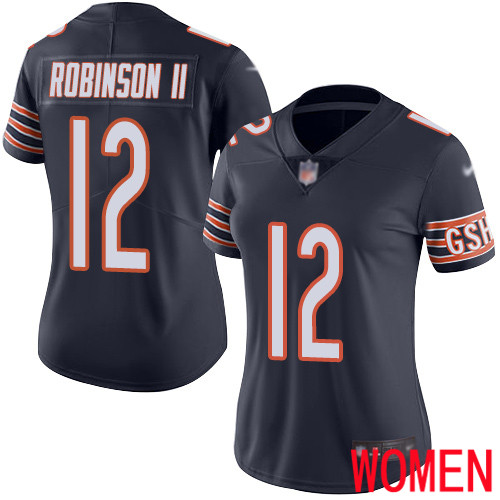 Chicago Bears Limited Navy Blue Women Allen Robinson Home Jersey NFL Football #12 Vapor Untouchable->youth nfl jersey->Youth Jersey